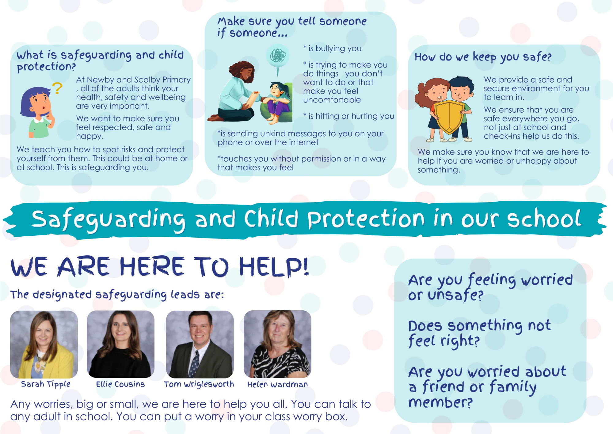 Newby and Scalby Safeguarding and Child Protection - child version